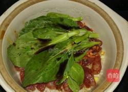 香肠煲仔饭的做法图解7