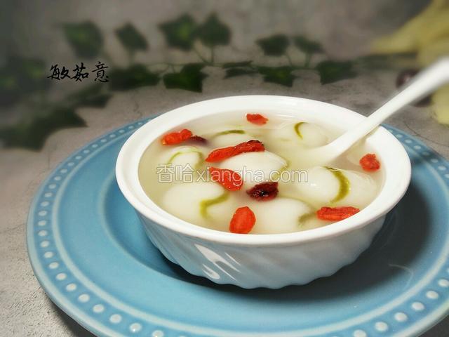 炫彩水果汤圆