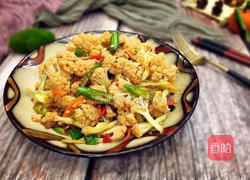 蚂蚁焗香辣花菜的做法图解22