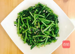 蒜蓉茼蒿的做法图解4