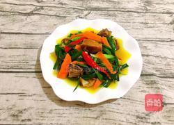 风鸭肉炒蒜苗的做法图解7