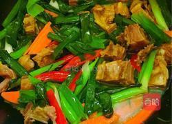 风鸭肉炒蒜苗的做法图解6