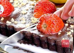 免烤草莓巧克力塔的做法图解5