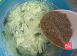 菠菜猪肝粉面的做法图解7