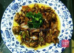 鲁菜大师蒋家常菜酱爆鸡心的做法图解5