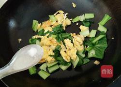 青菜鸡蛋面的做法图解5