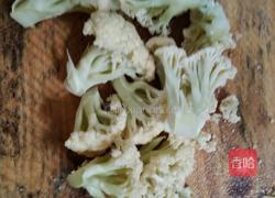 花菜炒肉的做法图解3