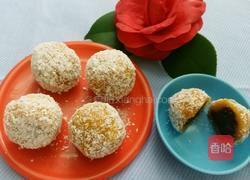 南瓜紫薯椰蓉球的做法图解9