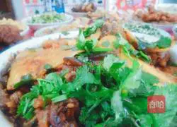 Illustration of how to make noodle biscuit pot chicken 6