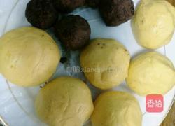 南瓜豆沙芝麻饼的做法图解4