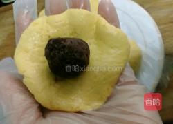 南瓜豆沙芝麻饼的做法图解5