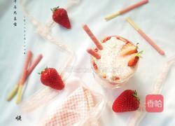 草莓麦片思慕雪的做法图解7