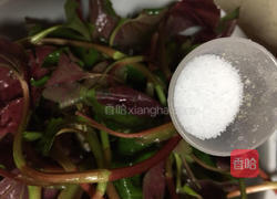 春季野菜~凉拌折耳根（叶）的做法图解6