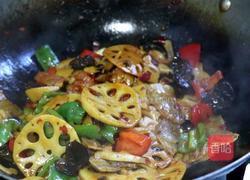 干锅香腊脆藕的做法图解9