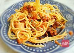 茄汁牛肉穿肠意面的做法图解14
