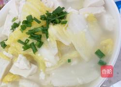 白菜豆腐汤的做法图解5