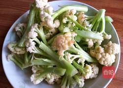 干锅菜花的做法图解3