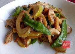 雷笋肉片炒荷兰豆的做法图解14