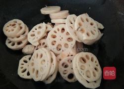 莲藕炒肉的做法图解4