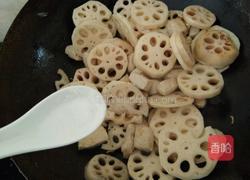 莲藕炒肉的做法图解5