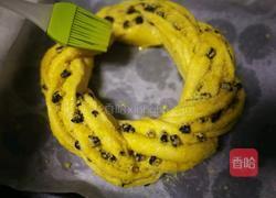 黑加仑椰蓉花环面包的做法图解16