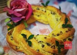 黑加仑椰蓉花环面包的做法图解17