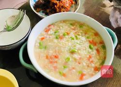 鸡肉蔬菜粥的做法图解7