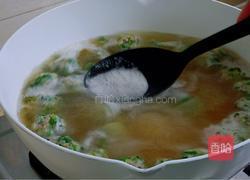 香菜丸子汤的做法图解16