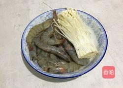 金针菇蒸虾的做法