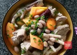 排骨鸡爪木瓜汤的做法图解10