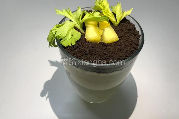 超简易网红盆栽芒果奶昔