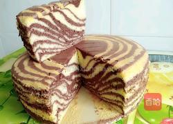 斑纹戚风蛋糕的做法图解16