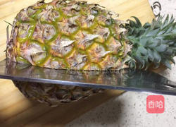 菠萝新吃法~果单皮糯米菠萝饭的做法图解5