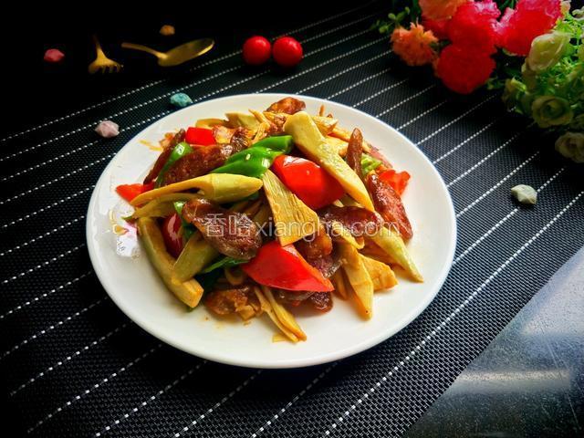 春笋炒腊肠