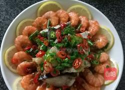 腊味柠檬虾的做法图解1