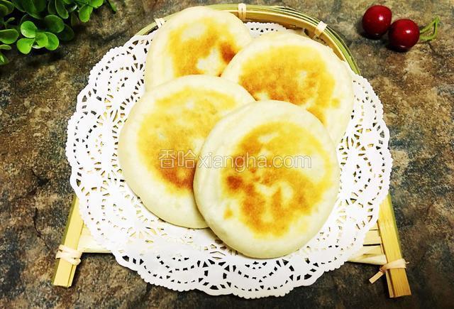 发面豆沙烙饼