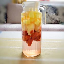 菠萝新吃法：菠萝水果茶的做法[图]