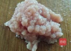 肉沫萝卜叶的做法图解2