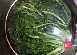 肉沫萝卜叶的做法图解3