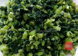 肉沫萝卜叶的做法图解4