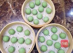 艾草青团(豆沙馅)的做法图解7