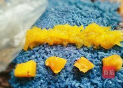 蝶豆花菠萝寿司的做法图解6