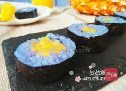 蝶豆花菠萝寿司的做法图解8