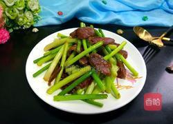 蒜薹炒腊肠的做法图解10