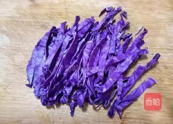 冰草紫甘蓝蔬菜沙拉的做法图解4