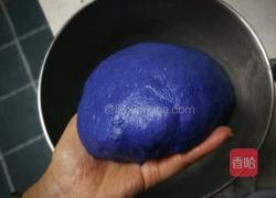紫蝶花星空面包的做法图解7