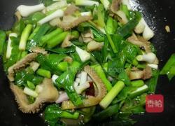 毛肚炒蒜苗的做法图解6