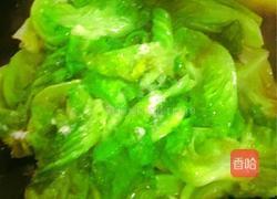 蒜蓉炒生菜的做法图解5