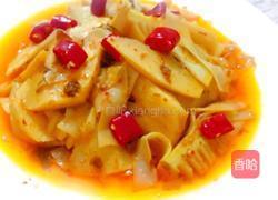 香菇酱炒春笋的做法图解7