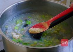 皮蛋生菜瘦肉粥的做法图解15